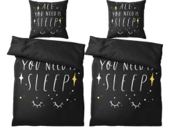 Sanilo Bettwäsche 4-teilig All You Need is Sleep