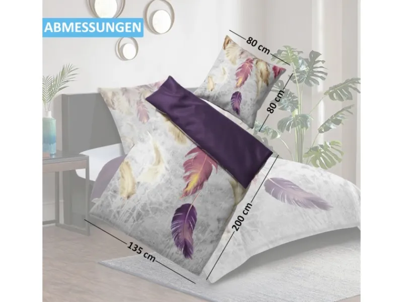 Clearance Sanilo Bettwäsche 2-teilig Federn