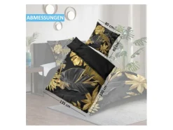Sanilo Bettwäsche 2-teilig Golden Leaves