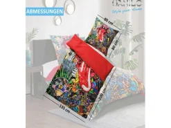 Outlet Sanilo Bettwäsche 2-teilig Graffiti