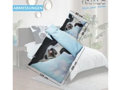 Sanilo Bettwäsche 4-teilig Kuhkopf