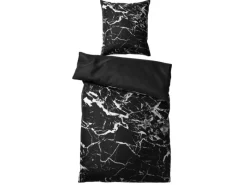 Sale Sanilo Bettwäsche 2-teilig Marmor Schwarz