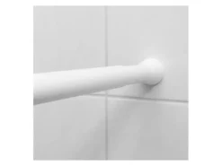 Hot Sanilo Duschvorhangstange Weiß 120-230cm
