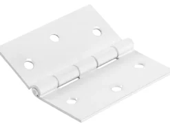 Scharnier Käntig Weiß Pulverbeschichtet 60 mm x 60 mm