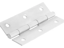 Online Scharnier Schmal Weiß Pulverbeschichtet 80 mm x 42 mm