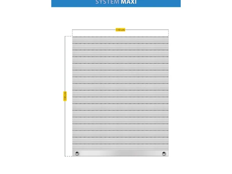 Schellenberg Rollladenpanzer Maxi PVC 130 cm x 110 cm