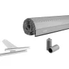 Schellenberg Rollladenpanzer Mini PVC 220 cm x 100 cm Grau
