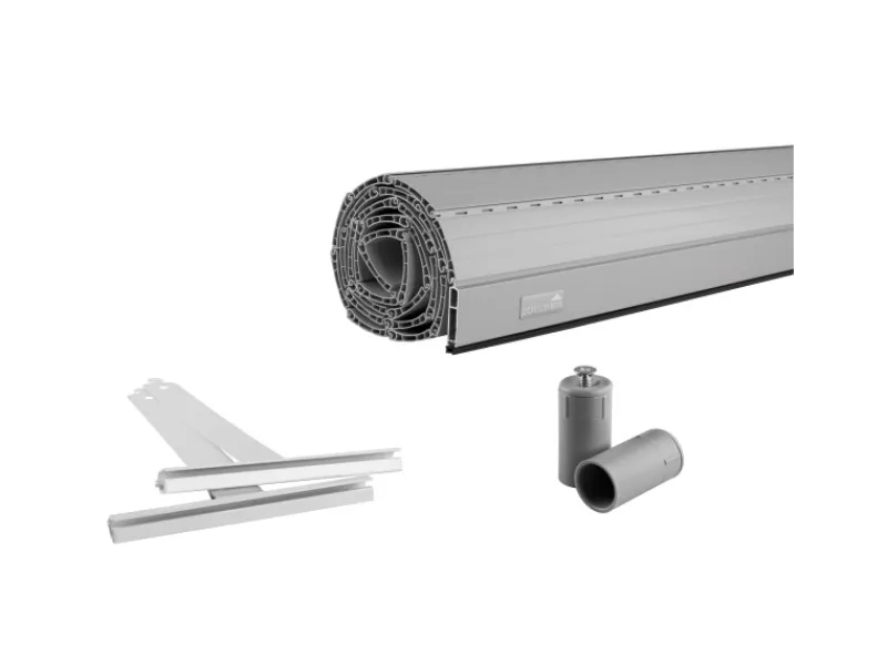 Schellenberg Rollladenpanzer Mini PVC 220 cm x 100 cm Grau