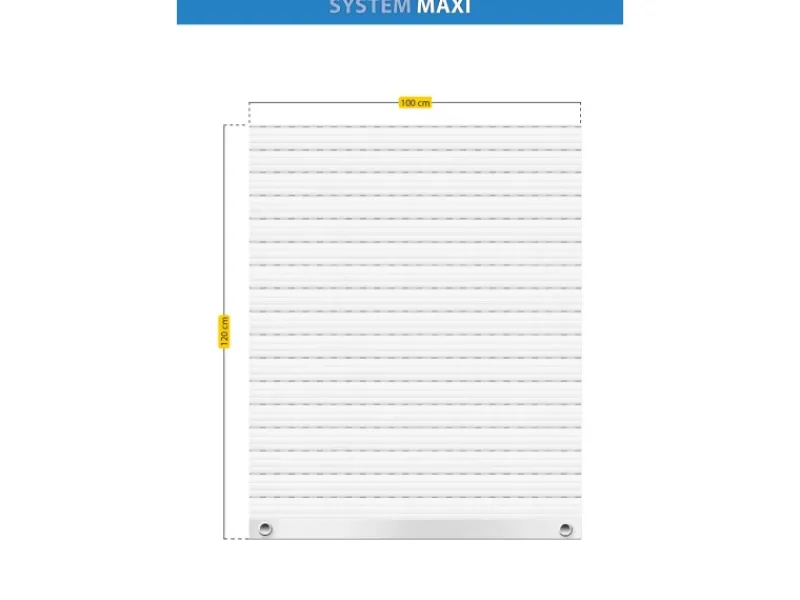 Schellenberg Rollladenpanzer Maxi PVC 120 cm x 100 cm