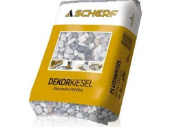 Clearance Scherf Flusskiesel Grau-Beige 16-32 mm 25 kg PE-Sack