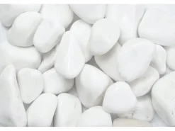Clearance Scherf Marmorzierkiesel Thassos-Weiß 50 mm - 80 mm 25 kg PE-Sack