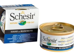 Outlet Schesir Katzen-Nassfutter Cat Jelly Thunfisch mit kleinen Sardellen 85 g