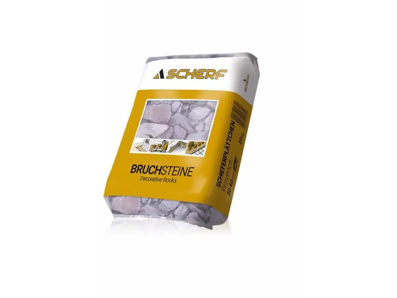 Scherf Schieferplättchen Provence 30 - 60 mm 20 kg PE-Sack