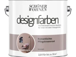 SCHÖNER WOHNEN-Farbe Schöner Wohnen Designfarben Romantisches Pfingstrosenrosé 2,5 l