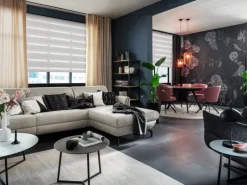 Schöner Wohnen Kollektion Schöner Wohnen Doppelrollo Tilda Struktur 75 cm x 150 cm Hellbeige