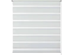 Clearance Schöner Wohnen Kollektion Schöner Wohnen Doppelrollo Tilda 90 cm x 150 cm Weiß