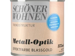 New SCHÖNER WOHNEN-Farbe Schöner Wohnen Metall-Optik glänzend 375 ml Blassgold