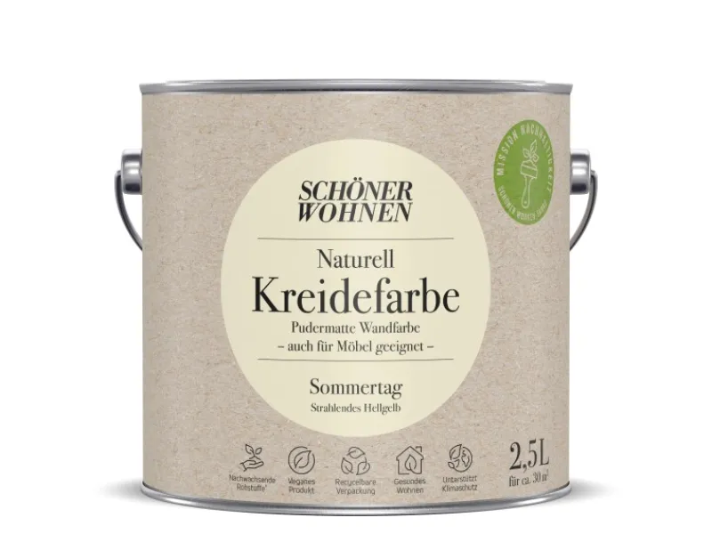 SCHÖNER WOHNEN-Farbe Schöner Wohnen Naturell Kreidefarbe 2,5 l