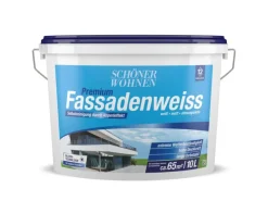 Best SCHÖNER WOHNEN-Farbe Schöner Wohnen Premium Fassadenweiss Weiß Matt 10 l