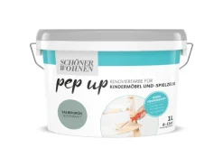 Online SCHÖNER WOHNEN-Farbe Schöner Wohnen Renovierfarbe Pep Up für Kindermöbel und Spielzeug 1 l Salbeigrün