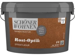 SCHÖNER WOHNEN-Farbe Schöner Wohnen Rost-Optik Effektlasur Rost 1 l