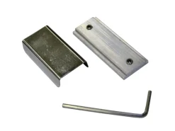 Outlet Schöner Wohnen Kollektion Schöner Wohnen Schienenverbinder für Alu-Vorhangschiene Emilia Edelstahloptik