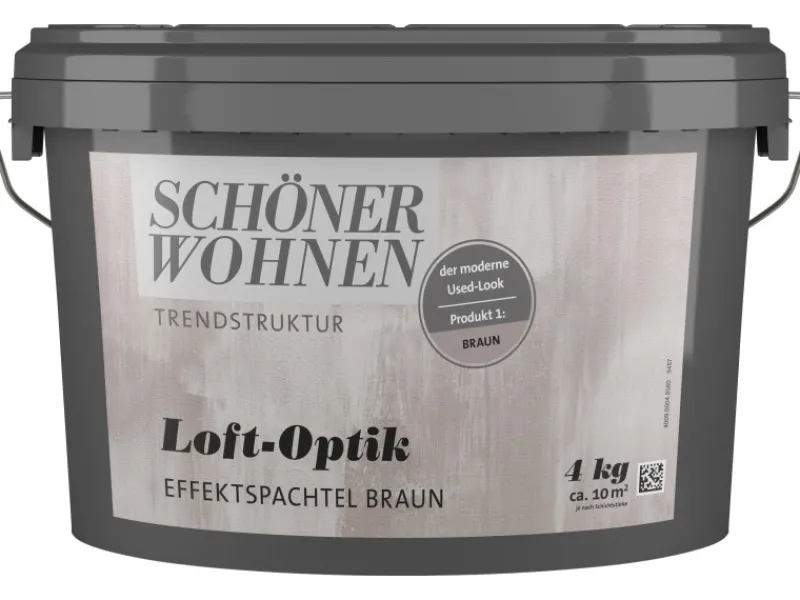 SCHÖNER WOHNEN-Farbe Schöner Wohnen Trendstruktur Loft-Optik 4 kg