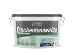 Discount SCHÖNER WOHNEN-Farbe Schöner Wohnen Trockenbauweiss matt 5 l