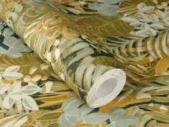 Clearance Schöner Wohnen Vliestapete Dschungel 10,05 m x 0,53 m Oliv