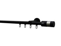 Hot Schöner Wohnen Kollektion Schöner Wohnen X-Gelenkgleiter Leon mit Faltenlegehaken 20 Stück Schwarz