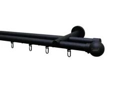 Hot Schöner Wohnen Kollektion Schöner Wohnen X-Gelenkgleiter Leon mit Faltenlegehaken 20 Stück Schwarz