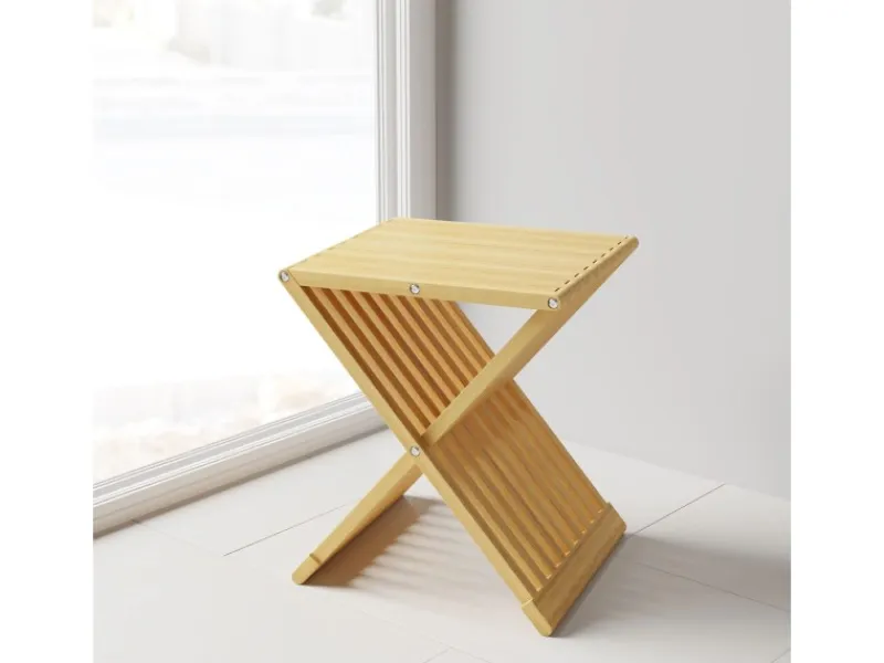 Online Schulte Badhocker Klappbar Bambus FSC®