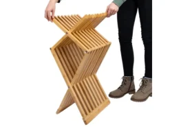 Online Schulte Badhocker Klappbar Bambus FSC®