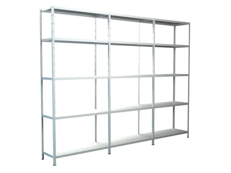 Sale SCHULTE Regalwelt Schulte Steck-Grund- und 2 x Anbauregale 200 cm x 300 cm x 35 cm Weiß