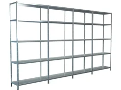 Clearance SCHULTE Regalwelt Schulte Steck-Grund- und 3 x Anbauregale 200 cm x 380 cm x 35 cm Verzinkt