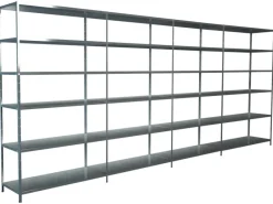 Clearance SCHULTE Regalwelt Schulte Steck-Grund-/Anbauregale 230 cm x 380 cm x 50 cm Verzinkt
