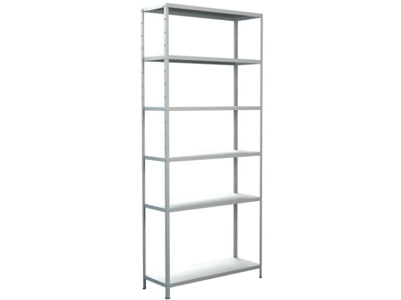 New SCHULTE Regalwelt Schulte Steck-Grundregal 230 cm x 100 cm x 35 cm Weiß