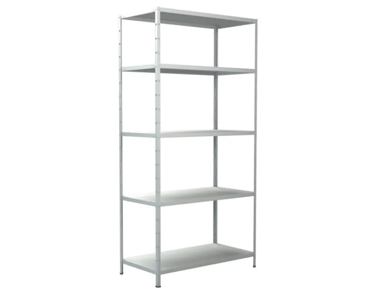 Online SCHULTE Regalwelt Schulte Steck-Grundregal 200 cm x 100 cm x 50 cm Weiß