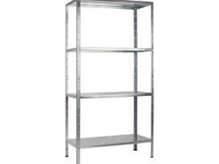 Clearance Schulte Steck-Grundregal 200 cm x 100 cm x 50 cm Verzinkt