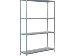 Discount Schulte Steck-Grundregal 180 cm x 120 cm x 35 cm Verzinkt