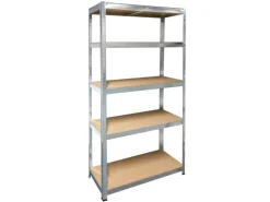 Discount SCHULTE Regalwelt Schulte Stecksystem-Schwerlastregal M 180 cm x 90 cm x 45 cm Verzinkt
