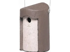 Schwegler Nisthöhle Holzbeton zum Hängen Grau 18 cm x 17 cm x 26 cm