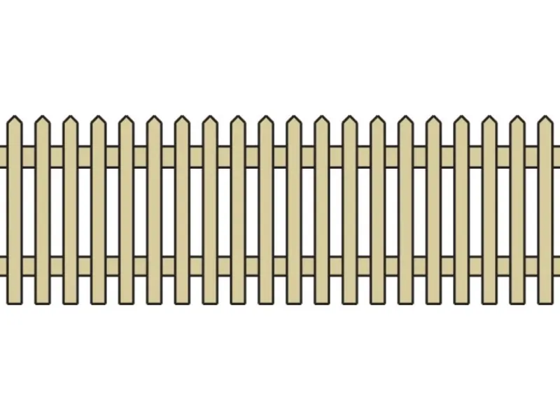 Senkrechtzaun 250 cm x 80 cm