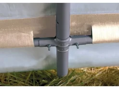 Best Shelter Logic ShelterLogic Foliengerätehaus 5,4 m² Grau 180 cm x 300 cm