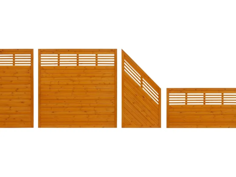 Outlet Andrewex Sichtschutzzaun Element Nicea nfarben 180 cm x 180 cm Pinie