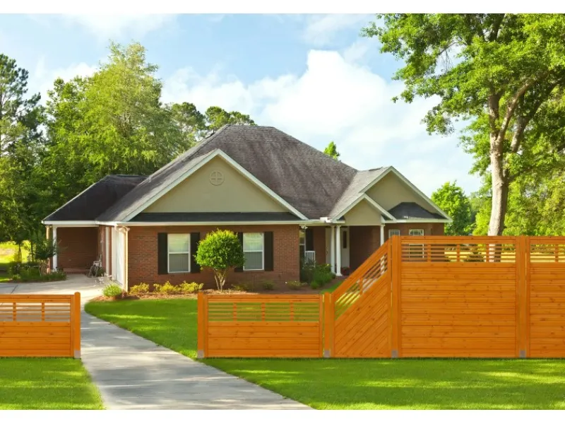 Outlet Andrewex Sichtschutzzaun Element Nicea nfarben 180 cm x 180 cm Pinie