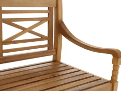 Clearance Siena Garden Bank Westport 3-Sitzer Akazie Natur 150 x 62 x 87 cm Natur FSC®