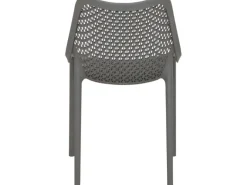 Online Siena Garden District Stapelsessel 50 cm x 60 cm x 81 cm Grau