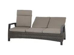 Siena Garden 3er Sofa Corido Charcoalgrey 87 cm x 206 cm x 103cm