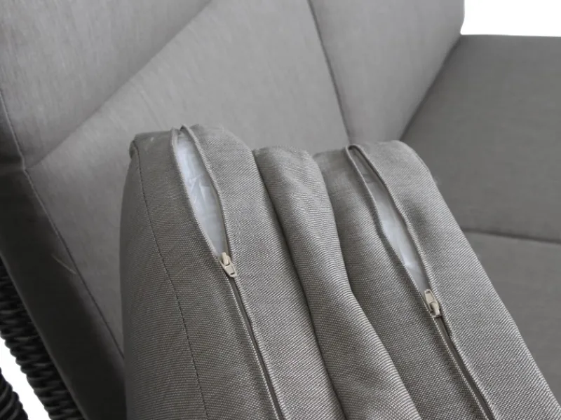 Siena Garden 3er Sofa Corido Charcoalgrey 87 cm x 206 cm x 103cm